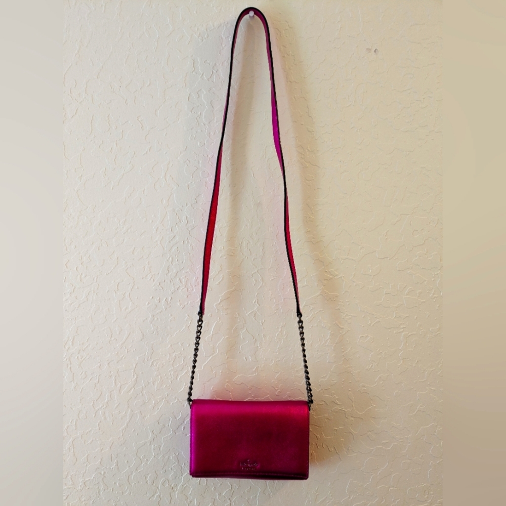 Kate Spade Cameron Street Metallic Leather Like New No Call Outs